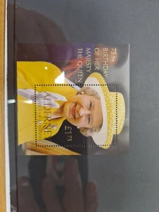 Alderney stamps 2001 75th Birthday Of the Queen in presentation pack - Picture 1 of 3
