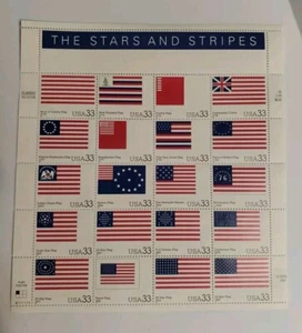 Scott #3403: The Stars & Stripes MNH Sheet of 20 - Picture 1 of 2