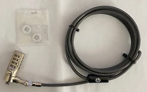 HP CABLE COMBINATION LOCK AND KEY - 591699-001 - Zdjęcie 1 z 5