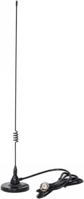 Dual Band 144Mhz/430Mhz Mobile Transceiver 2M/70cm Antenna with 10 ft RG58 Cable - Image 1 of 4