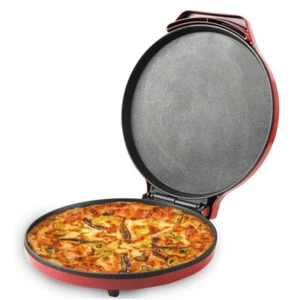 Courant 12 Zoll elektronische Pizzabaschine, Bratpfanne, Mehrzweckofen, rot - Bild 1 von 7
