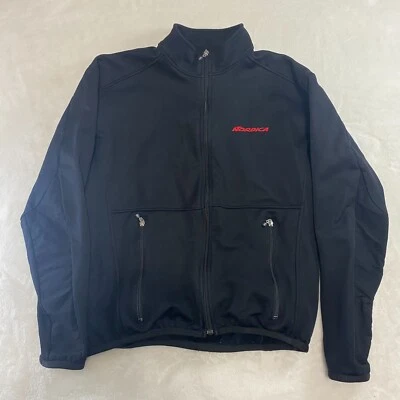 Abrigo deportivo Nordica para mujer negro rojo con cremallera con bolsillos talla pequeña MK 05 Foto 1 de 4