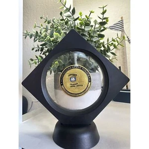 LOUISIANA STATE POLICE Challenge Coin With Display Case - Picture 1 of 4
