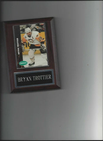 BRYAN TROTTIER PLAQUE PITTSBURGH PENGUINS HOCKEY NHL   C Cover
