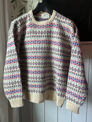 Vintage Lord Jeff, Men’s 100% Shetland Wool Sweater, Size L - Image 1 of 4