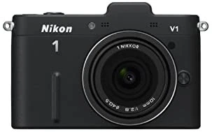 Nikon Mirrorless Camera Nikon 1 V1 Slim Lens Kit Negro N1 V1ULK BK - Imagen 1 de 1