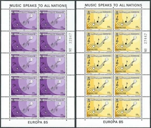 GIBILTERRA 1985 Europa 2 MF MNH** - Imagen 1 de 1