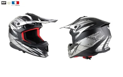 Casque Moto Cross Adulte Homologué ADX AC800 Noir  Mat  Déco XS S M L XL  2XL - Photo 1/4