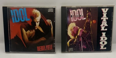 Billy Idol Lot of Two Cd's Rebell Yell Vital Idol Foto 1 de 3
