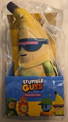 NEW! Stumble Guys 12-Inch Huggable Plush Collection - Soft & Cuddly Banana Guy - Image 1 of 2