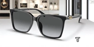 MICHAEL KORS MK2197U 3005T3 Black Grey Gradient Polarized 56mm Womens Sunglasses - Picture 1 of 6
