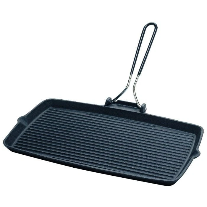 Ilsa Mixgrill, bistecchiera 22x34cm, ghisa inossidabile qualità pesante - Immagine 1 di 1