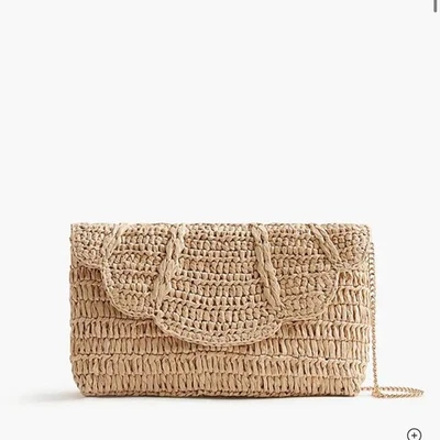 J.Crew Scalloped手拿包 — 第 1/4 张图片