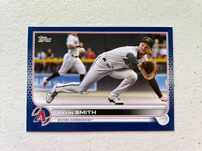 2022 Topps Series 1 Royal Blue Parallel Pavin Smith Diamondbacks Card #106 - Image 1 of 4