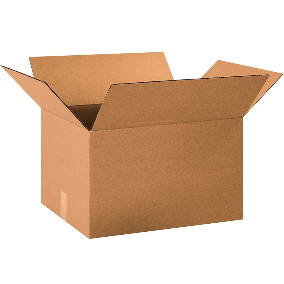 25 20x15x15 Cardboard Shipping Boxes Cartons Packing Moving Mailing Box Storage - Image 1 of 2