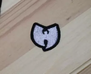 Mini Wu Tang Clan Patch Bügelbild/Aufnähen Qualität Hardcore Hip Hop RZA GZA *1 inch* - Bild 1 von 1