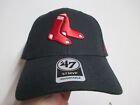 BOSTON RED SOX 47 BRAND (MVP) MENS HAT (ADJUSTABLE) NW $28 NAVY BLUE STRUCTURED