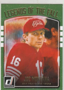 2016 Donruss Legends of the Fall #9 Joe Montana -San Francisco 49ers - Picture 1 of 1