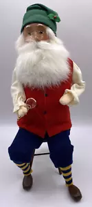 Byers Choice Ltd. ~ Santa on Stool w/Magnifying Glass - 2006 - Picture 1 of 10
