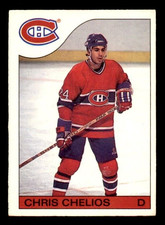1985-86 O-Pee-Chee #51 Chris Chelios Canadiens HOF EX-MT+