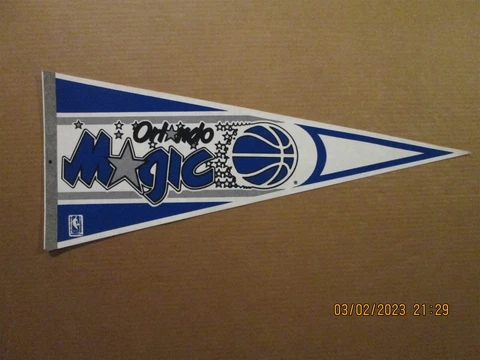 NBA Orlando Magic Vintage Circa 1989 Team Logo Basketball Pennant Cover
