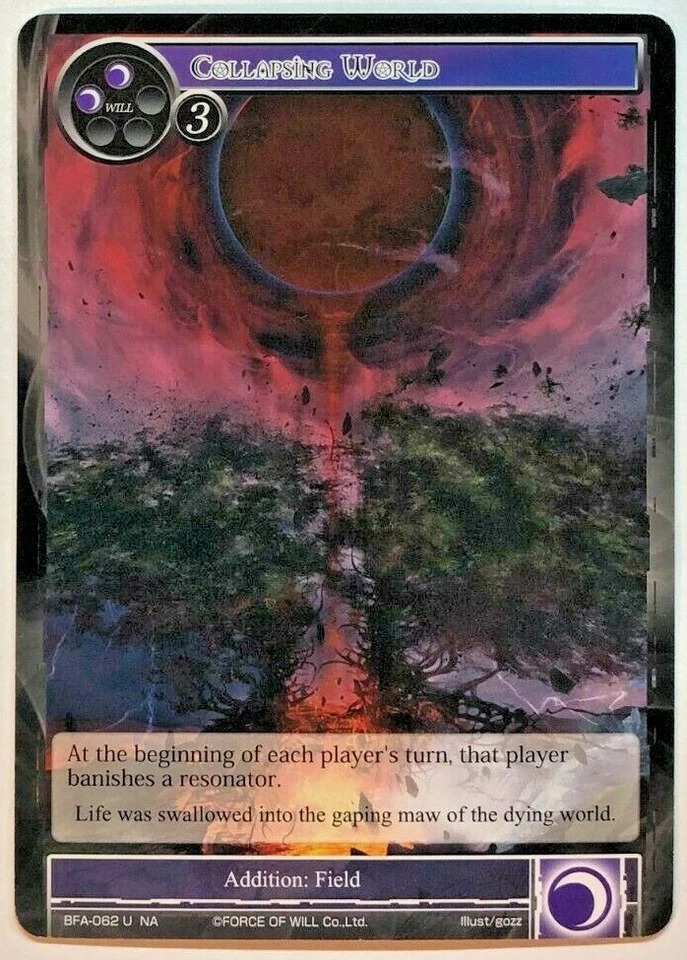 Force of Will Collapsing World BFA-062 NM/M  - Image 1 of 1