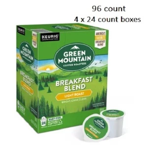 Green Mountain Breakfast Blend Coffee, Light Roast, 96 count. Free Shipping - Picture 1 of 5