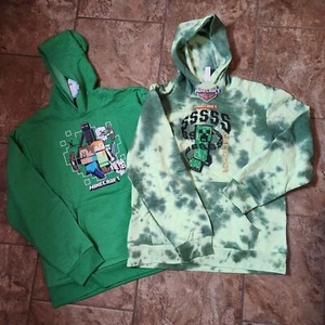 2 Minecraft Hoodies youth boys size XL - Picture 1 of 12
