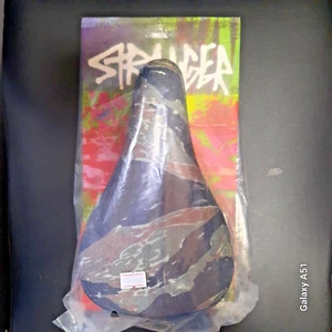 Asiento trípode acolchado grueso TIGER CAMO Stranger Ricany piezas BMX Strangerco - Imagen 1 de 4