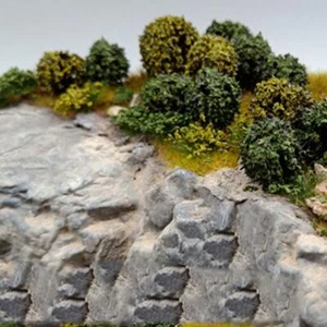 Miniature Bushes Mix - Static Grass Tufts Model Scenery Tree 1:35 1:48 - Picture 1 of 8