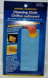 Micro-Fiber Reusable Cleaning Cloth NO Household Chemicals Needed BLUE NIP - Picture 1 of 1