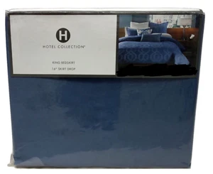 HOTEL COLLECTION HEXAGON KING BEDSKIRT MSRP $150 NEW IN PACKAGE - Picture 1 of 1