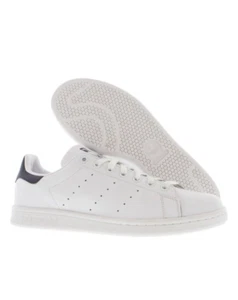 Adidas Originals Stan Smith Core White Navy Mens Size 5.5 Casual Sneakers M20325 - Picture 1 of 10