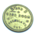 OREGON TOKEN - B AND B CARD ROOM, OCEANLAKE, OR (LOT WS226) R2 g.f. 25c