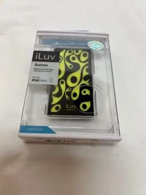 Apple Ipod Aurora Glow-in-the-Dark iLuv Case - Black/Yellow New in Box  - Image 1 of 3
