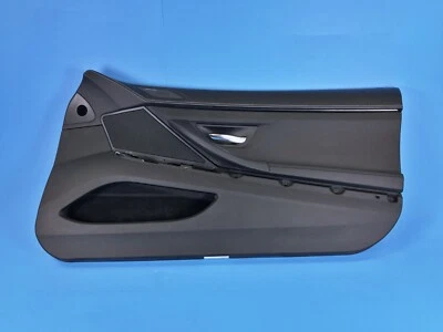 12-18 BMW F12 F13 640I 650I RIGHT DOOR PANEL BLACK NAPPA LEATHER 19K MILES - Image 1 of 4