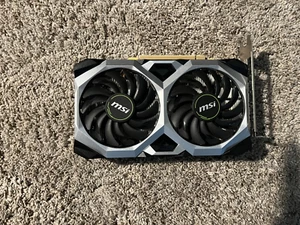 MSI NVIDIA GeForce GTX 1660 Ti 6GB GDDR6 Ventus XS OC Graphics Card WORKS GREAT - Picture 1 of 3