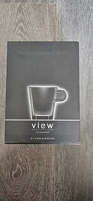 NESPRESSO VIEW 2 TAZAS Y PLATILLOS ESPRESSO + 2 Posavasos Nuevo  Foto 1 de 2