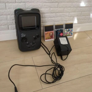 NEC PC Engine GT Handheld Console + 3 Games LCD Screen Used From Japan - Picture 1 of 12