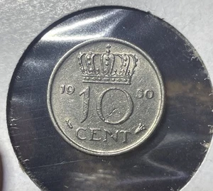 1950 Niederlande 10 Cent - Bild 1 von 6