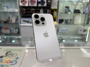 Apple iPhone 15 Pro 256GB White Titanium Unlocked Free Shipping Tax Invoice - Picture 1 of 2