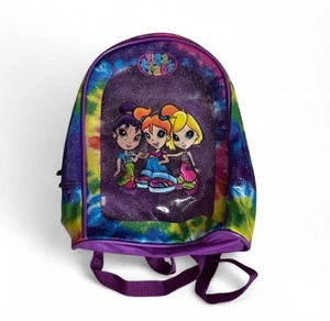 RARE Lisa Frank 90s Y2K Clear Plastic Mini Backpack Groovy Girls Tie Dye - Bild 1 von 5