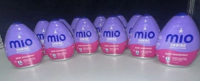 12x-MiO UNWIND Magnesio y Vitaminas B BERRY DRAGONFRUIT Cada 1.62oz Foto 1 de 4