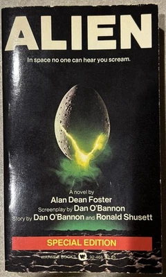 Vintage - Alien In Space No One Can Hear You Scream By Alan Dean Foster Paperbk - Image 1 of 4