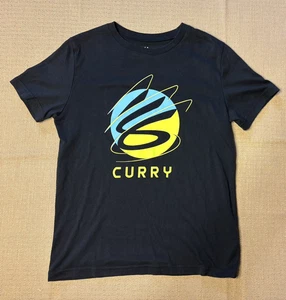 Under Armour Steph Curry Split Logo T-Shirt Youth Size M Boy's Loose SS Medium - Picture 1 of 4