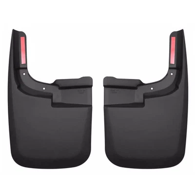 Husky Liners Front Black Plastic Mud Guards for Ford F-250 F-350 Super Duty Pair - Image 1 of 4