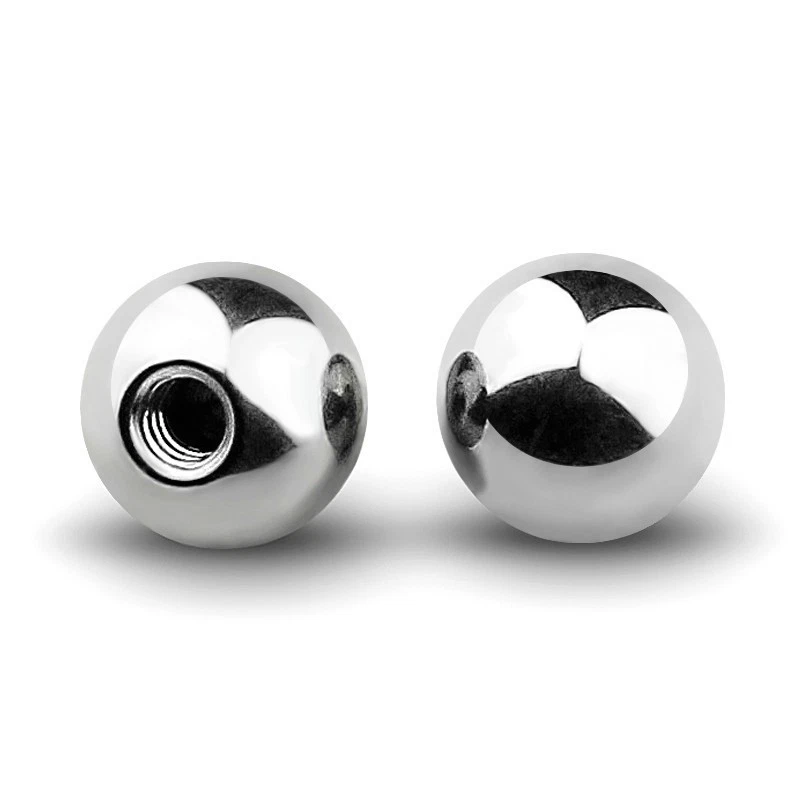 5Stk 1,6MM x 8MM ERSATZ KUGEL PIERCING ERSATZKUGEL GEWINDEKUGELN 316L EDELSTAHL - Bild 1 von 1