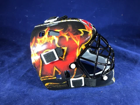 D-76 NEW JERSEY DEVILS NHL MINI GOAL TENDERS MASK / HELMET - FRANKLIN Cover