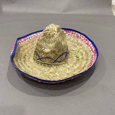 Sombrero Hat  Costume Straw Adults - Image 1 of 4