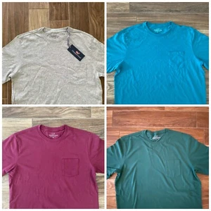 BRANDNEU Herren Vineyard Vines Einfarbig Tasche T-Shirt Größe S M L XL Shirt - Bild 1 von 11